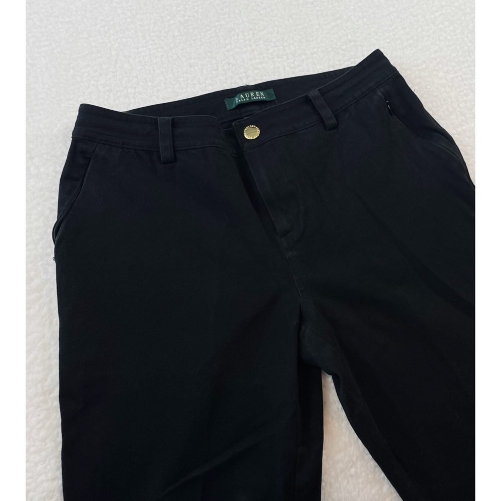 LAUREN RALPH LAUREN • Green Label Black Ankle-Cut Trousers, 4 - Picture 12 of 12